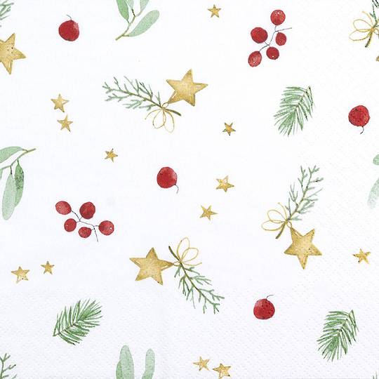 Paper Napkins 33cm, Wonderful Christmas *ETA Nov